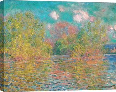 Produktbild von Leinwandbilder Claude Monet - Die Seine bei Giverny, 1888 - 120 x 90 cm