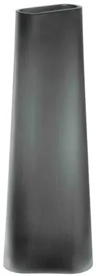 Produktbild von LEONARDO TURNO, Konisch geformte Vase, Glas, Grau, Tisch, Drinnen, 440 mm