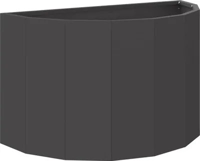 Immagine prodotto di Fioriera Nero 60 x 30 x 35 cm Acciaio
