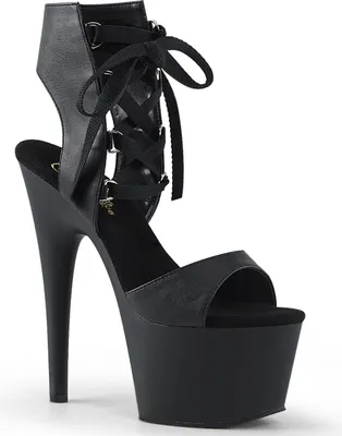 Produktbild von ADORE-700-14 Damen Sandale von Pleaser, Schwarz Matt , EU 36, US 6