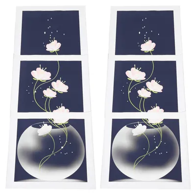 Produktbild von Solidchoice – Dekorative Leinwandbilder mit Blumenmotiven, Set aus 3 – Wohnaccessoires