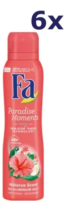 Produktbild von 6x Fa Deospray - Paradise Moments 150 ml