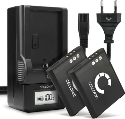 Image de CELLONIC 2x Batterie pour Appareil photo Compatible avec Kodak PixPro FZ152, PIXPRO FZ151, PIXPRO SPZ1, LB-050 - (730mAh, 3.7V) + Chargeur
