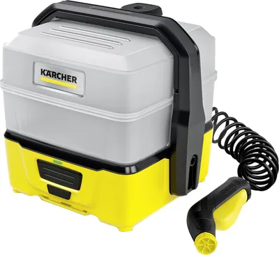 Produktbild von Kärcher Druckreiniger OC 3 Plus, Niederdruck, Lithium-Ionen-Akku, Fördermenge: 2 l/h, Gewicht: 2,3 kg, Wassertank: 7 l, Spiralschlauch: 2,8 m, Flachstrahldüse