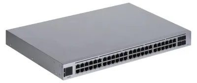 Obrázek produktu pro Ubiquiti UniFi USW-48-POE, Řízený, L2, Gigabit Ethernet (10/100/1000), Podpora napájení po Ethernetu (PoE), Instalace do racku, 1U