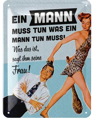 Produktbild von LANOLU retro Blechschilder Sprüche lustig, witziges Geschenk für Mann, Vatertagsgeschenk Schild Vater, vintage Metallschild mit Spruch 15x20
