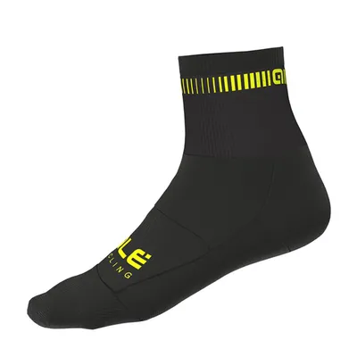 Zdjęcie produktu dla Alé Klasyczne skarpety rowerowe – LOGO Q-SKIN  – żółte/czarne L