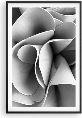 Produktbild von Gerahmtes Poster - Schwarzer Rahmen - Material Ornament Stück - 61x91,5 cm - Wand Bild - Wanddeko - Wandbilder - Kunstposter - Wandposter - Bilderrahmen - Bilder - Kunstdruck - P2BPA61x91-4993