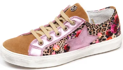 Produktbild von E3576 sneaker bimba rosa/beige NATURINO scarpe maculato shoe kid girl