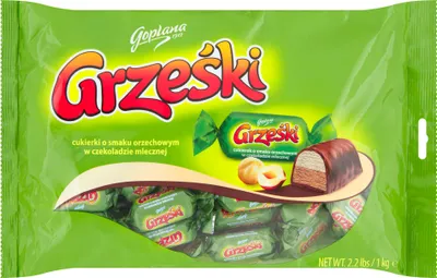 Produktbild von Grzeski Cukierki Orzechowy w Czekoladzie Mlecznej 1 Kg
