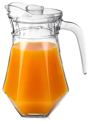 Produktbild von Glaskrug mit Deckel, 1,2 l