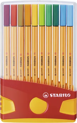 Image de Feutres fins - STABILO point 88 - ColorParade - 20er Pack - avec 20 couleurs différentes