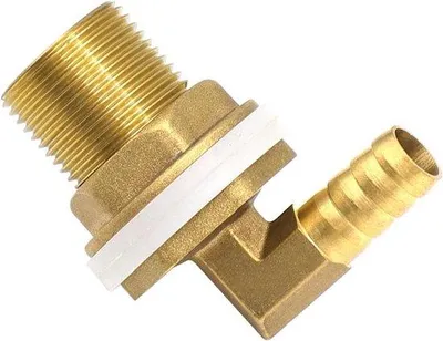 Image de Raccord de gouttière en laiton avec embout et joints