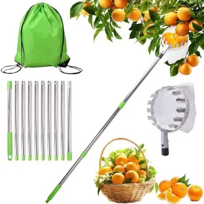 Zdjęcie produktu dla Zbieraczka do owoców teleskopowa uchwytem narzędzie ogrodowe
