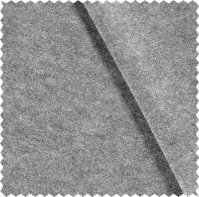 Produktbild von Bastelfilz Meterware 1,5mm dick grau meliert, Filzstoff Uni, Filz *Ab 50x90cm