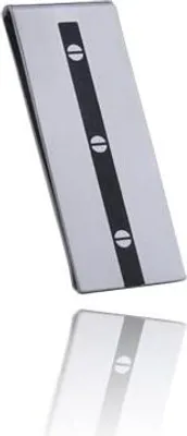 Produktbild von Edelstahl Geldklammer Matt Enamel Black Money Clip - Männerschmuck