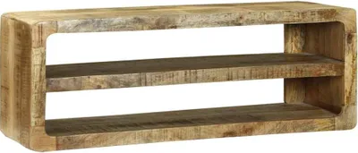 Zdjęcie produktu dla vidaXL Szafka pod telewizor z półką Brązowa 100 x 32 x 36 cm Lite drewno mango