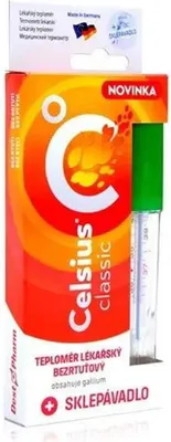 Produktbild von Celsius Classic Quecksilberfreies medizinisches Thermometer