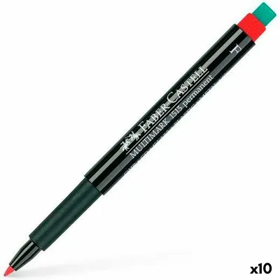 Produktbild von FABER-CASTELL Marker Multimark permanent F rot