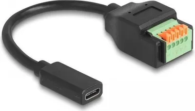 Image de Câble adaptateur USB Delock - 24 broches, connecteur USB-C (femelle)