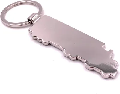 Produktbild von Onwomania Schlüsselanhänger LKW Lastkraftwagen Transporter  Silber Anhänger Keychain