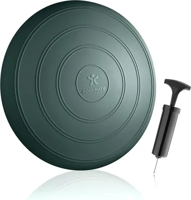 Imagen del producto de Cojín de equilibrio con bomba, de 33 cm de diámetro, para entrenamiento del core