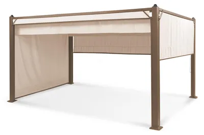 Obrázok produktu pre Blumfeldt Pantheon Cortina Rust, pavilón, so strechou, 3x4 m, 4 bočné diely