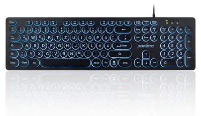 Produktbild von Perixx PERIBOARD-317R Kabelgebundene USB-Tastatur mit Hintergrundbeleuchtung – G