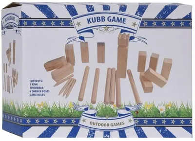 Produktbild von Outdoor Games Outdoor-Spiele Kubb-Spiel - Holz - 21-teilig