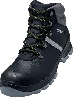 Produktbild von uvex 2 construction Stiefel S3 schwarz, grau Weite 11 Gr. 42