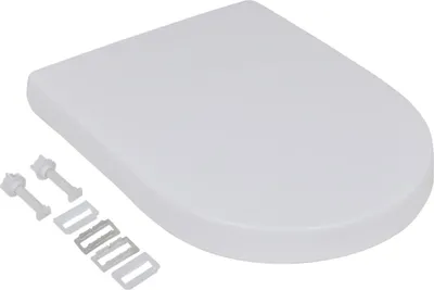 Immagine prodotto di Copriwater a Chiusura Rallentata 2 pz Plastica Bianco
