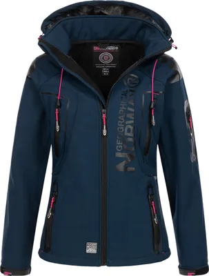 Produktbild von Geographical Norway Damen Frühlings Jacke Softshelljacke Windbreaker Übergang Regen Jacke