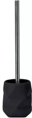 Image de Kleine Wolke Porte-brosse WC CRACKLE Noir
