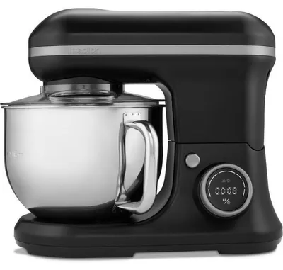 Immagine prodotto di Robot da cucina MEDION (ciotola in acciaio inox da 5 litri, 1.200 watt, ciotola per la preparazione di gelati, per mescolare impastare, display digitale, impastatrice, impastatrice, MD18420) nero