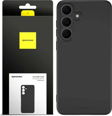 Obrázek produktu pro Silikonové pouzdro SPACECASE Silicone Case do Galaxy S25 FE Černá