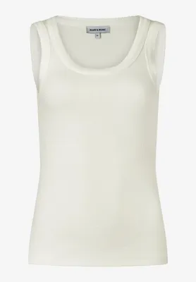 Produktbild von MORE & MORE Tank Top with Lace-t 0041 off white 42