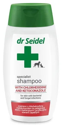 Immagine prodotto di Shampoo Dr Seidel con clorexidina e ketoconazolo 220 ml
