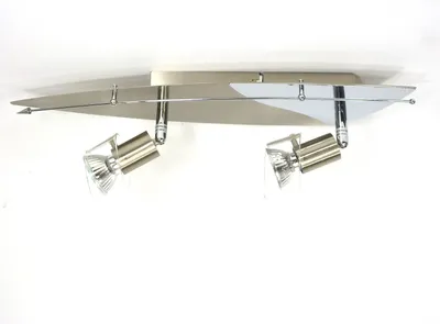 Produktbild von Halogenstrahler mit Glaseinsatz "Glory" 2 flammig