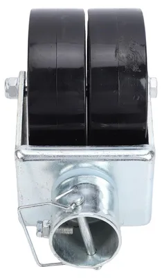 Zdjęcie produktu dla Podnośnik do przyczepy z podwójnymi kołami o średnicy 6 cali, nośność 2000 funtów, podnośnik Swirl Caster do łodzi i kamperów