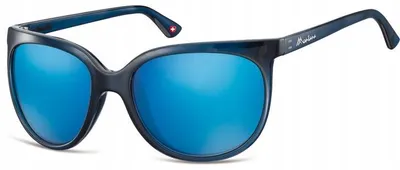 Produktbild von Montana Damen Sonnenbrille Schmetterling Linsen Blau