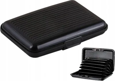 Produktbild von Kreditkarte | Kartenetui | Farbe:Schwarz | Dokumente | Aluminium | Brieftasche