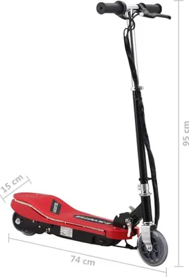 Immagine prodotto di vidaXL E-scooter con LED 120 W rosso