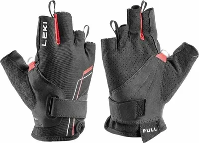 Produktbild von LEKI Handschuhe »Nordic Breeze Shark Short« Schwarz Rot Weiß