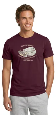 Produktbild von Spreadshirt Die Drei Fragezeichen warenhandel Männer T-Shirt, XXL, Ziegelrot