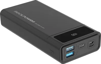 Produktbild von RealPower Powerbank PB-20k PD schwarz 20. 000mAh