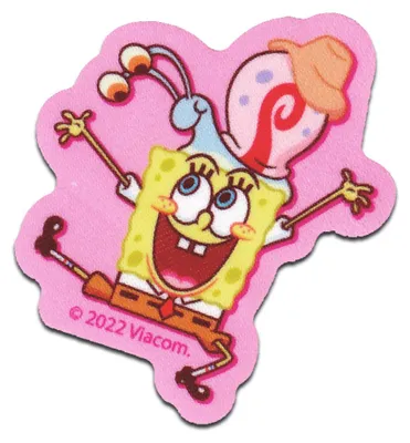 Obrázok produktu pre Comercial Mercera SpongeBob SquarePants © Garry printed - Patch, nažehľovačka, nažehľovacia nášivka, nášivka, nášivky, na nažehlenie, veľkosť: 6,2 x 7,2 cm