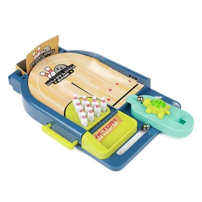 Obrázek produktu pro Super hra Bowling minihra kuželky plast na kartě 18x29x4cm - (K124255)