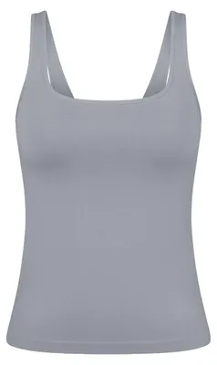 Immagine prodotto di Canottiera da donna sloggi, colore blu, linea GO Sense, finitura cromata, taglia L