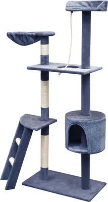 Obrázok produktu pre vidaXL Škrabadlo pre mačky Sisal 150 cm Dark Blue