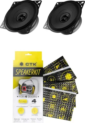 Produktbild von Lautsprecher Audison APX 4 inkl. CTK Speakerkit Dämmpaket -